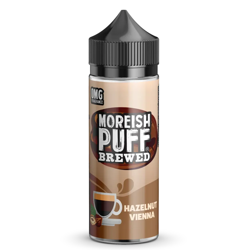 Moreish Puff Hazelnut Vienna Brewed shortfill e-væske 100ml 0mg