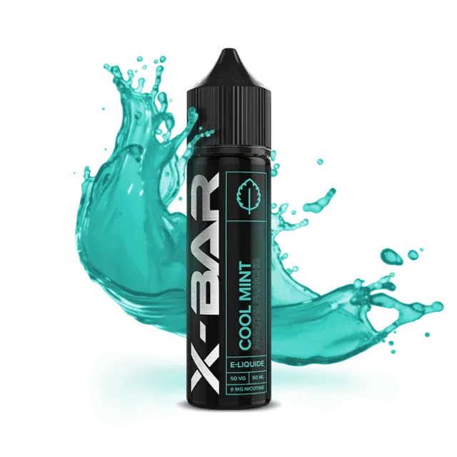 X-Bar Cool Mint e-væske 50 ml frisk mynte