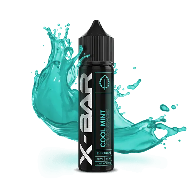 X-Bar Cool Mint e-væske 50 ml frisk mynte