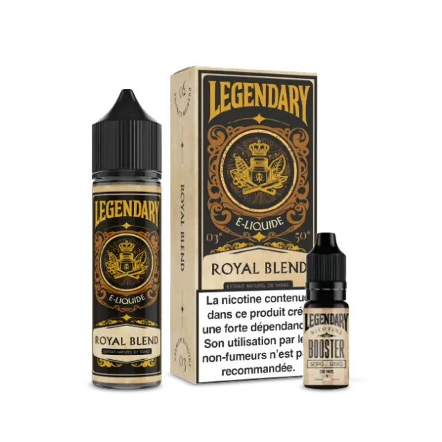 X-Bar Legendary Royal Blend e-væske 50 ml tobakk karamell