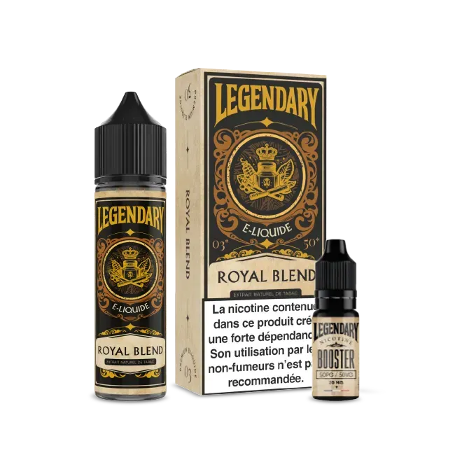X-Bar Legendary Royal Blend e-væske 50 ml tobakk karamell