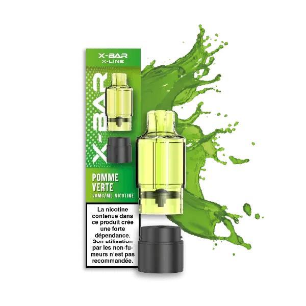 X-Bar X-Line Pomme Verte pod grønt eple