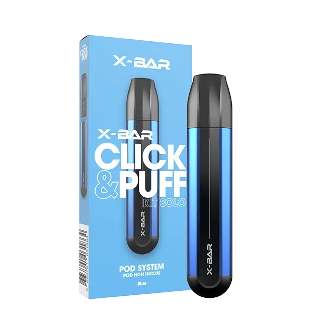 X-Bar Click & Puff Solo batteri Blue