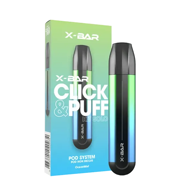X-Bar Click & Puff Solo pod-kit Ocean Mist