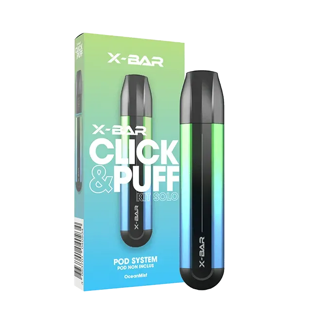X-Bar Click & Puff Solo pod-kit Ocean Mist