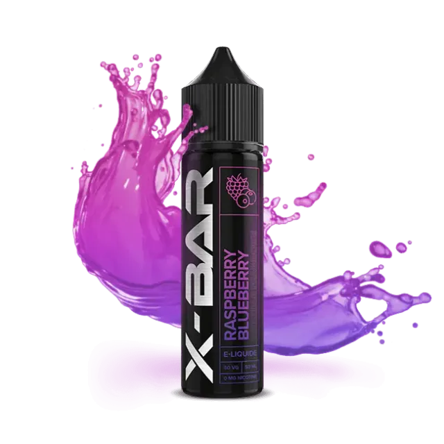 X-Bar Blåbær Bringebær e-væske 50 ml bær