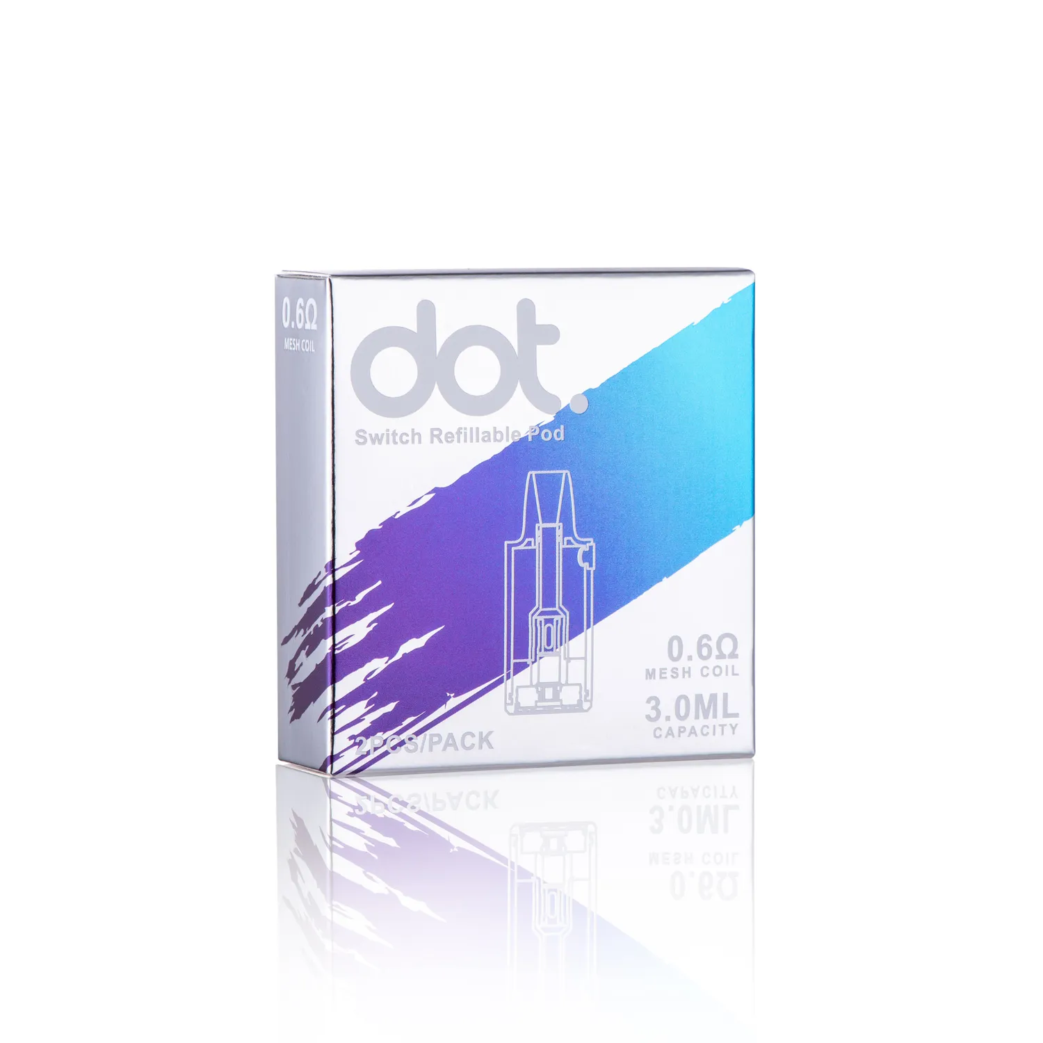 Dotmod Switch pods 1,0 ohm 2-pakning