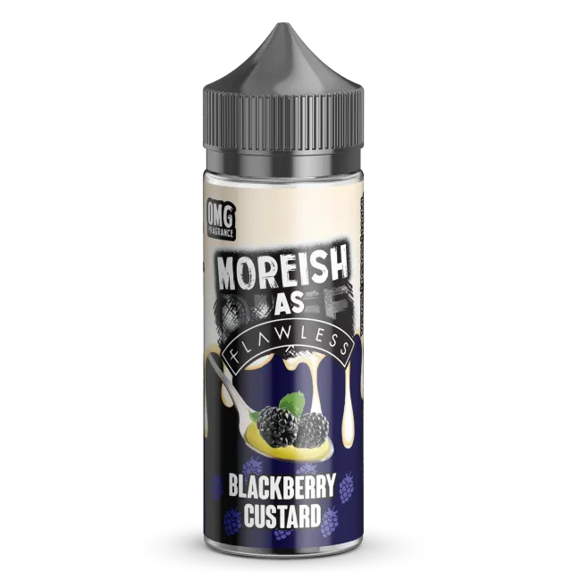 Moreish as Flawless Blackberry Custard shortfill 100ml