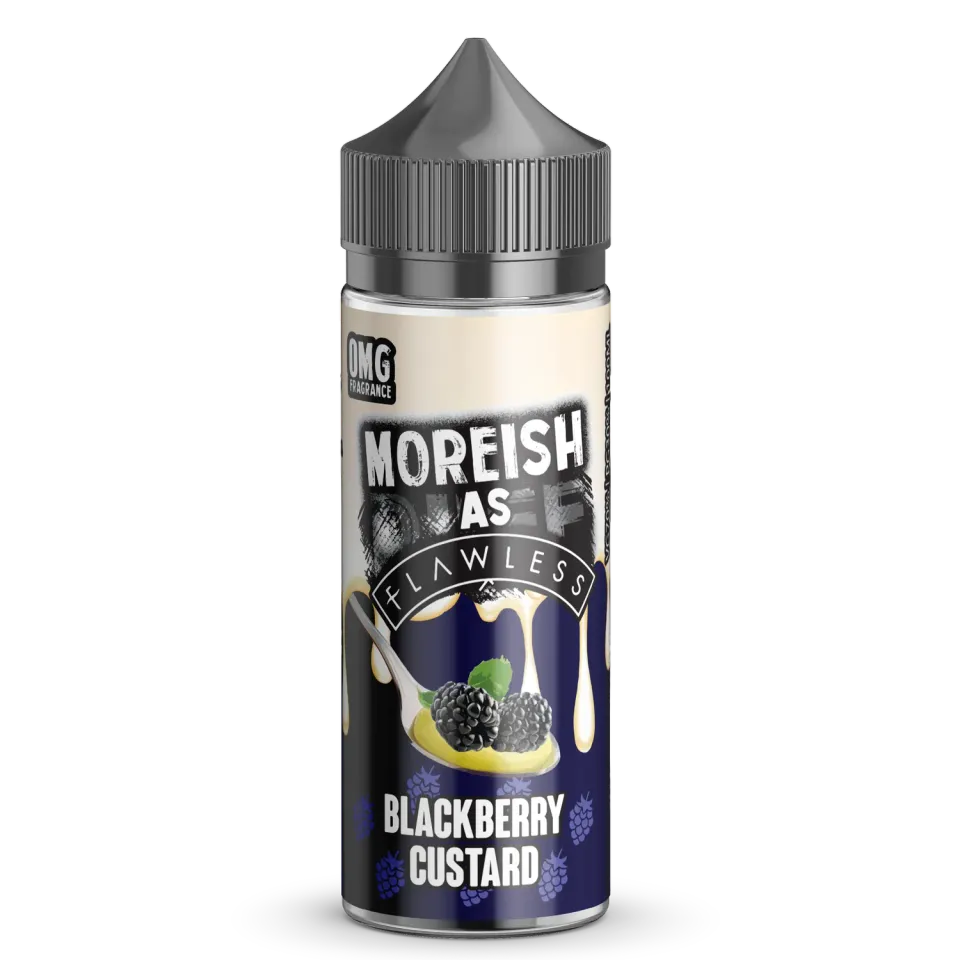 Moreish as Flawless Blackberry Custard shortfill 100ml