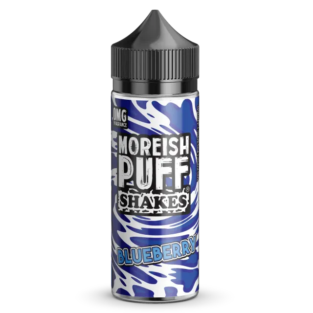 Moreish Puff Shakes Blueberry e-væske 100ml kremet