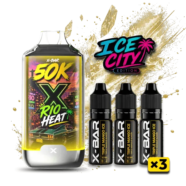 X-Bar Ice City kit triple mango 32 ml is