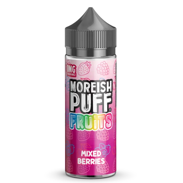 Moreish Puff Fruits Mixed Berries shortfill 100ml 0mg søt