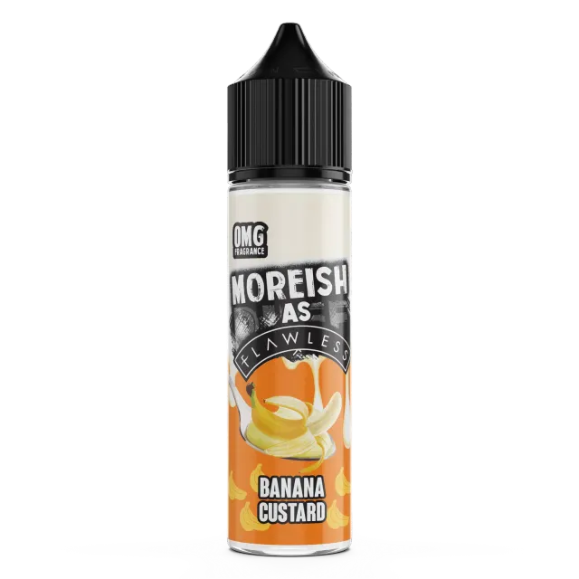 Moreish Puff As Flawless Banana Custard e-juice 50ml banan vaniljekrem