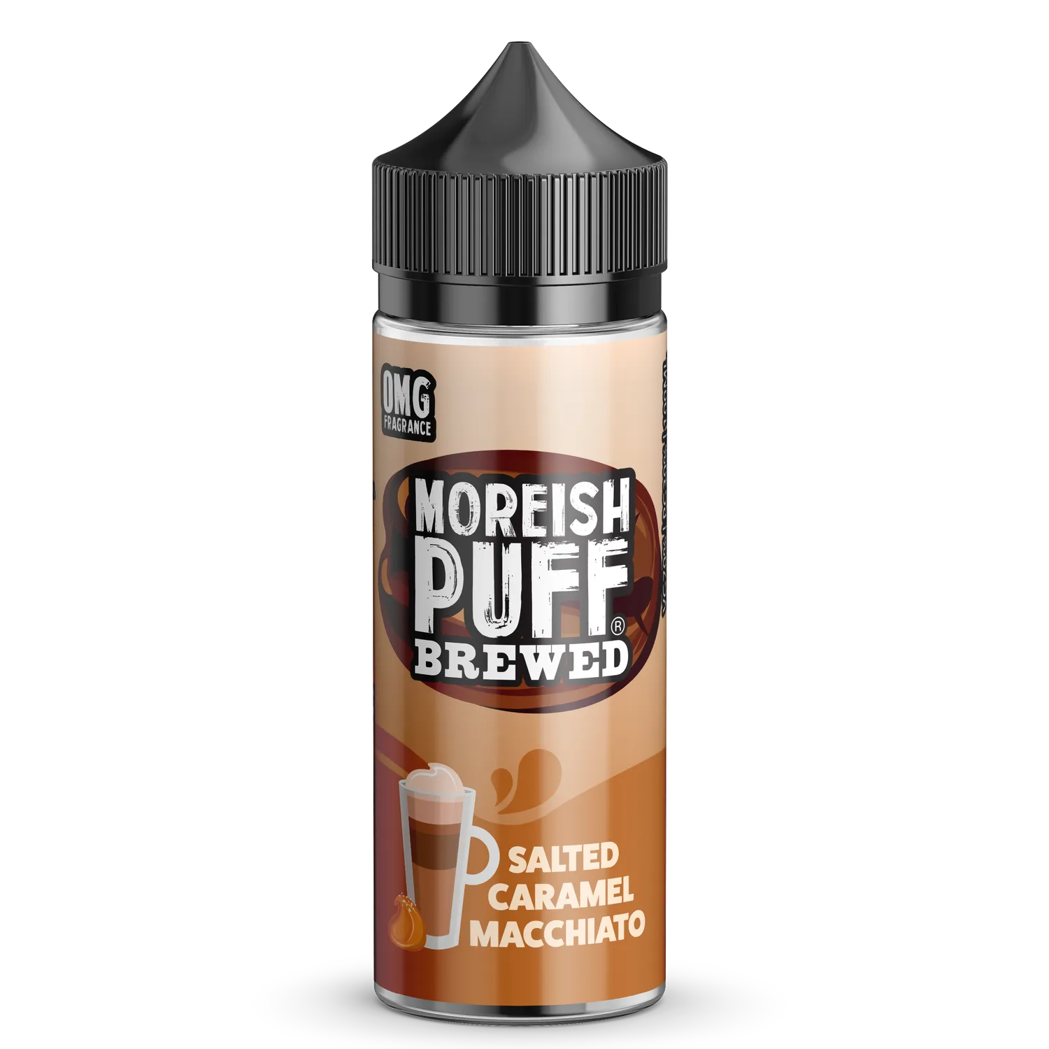 Moreish Puff Brewed Salted Caramel Macchiato shortfill 100ml kaffe