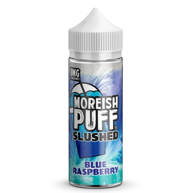Moreish Puff Slushed Blue Raspberry shortfill e-væske 100ml is