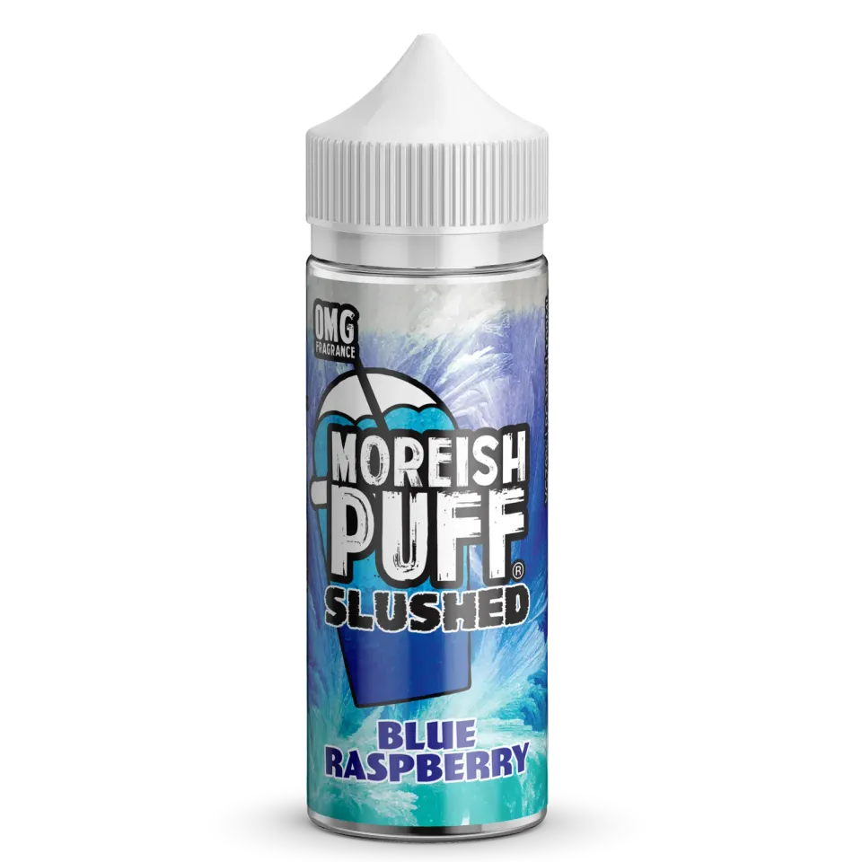 Moreish Puff Slushed Blue Raspberry shortfill e-væske 100ml is