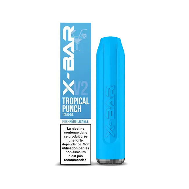 X-Bar 650 Tropical Punch vape 2 ml tropisk frukt