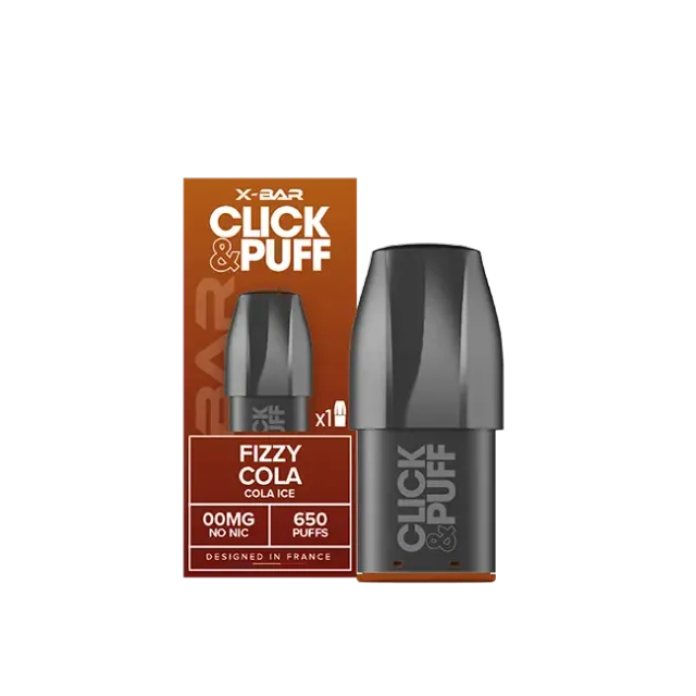X-Bar Click & Puff Fizzy Cola pod 2ml cola