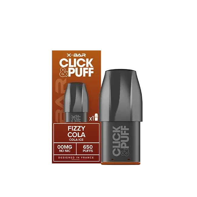 X-Bar Click & Puff Fizzy Cola pod 2ml cola