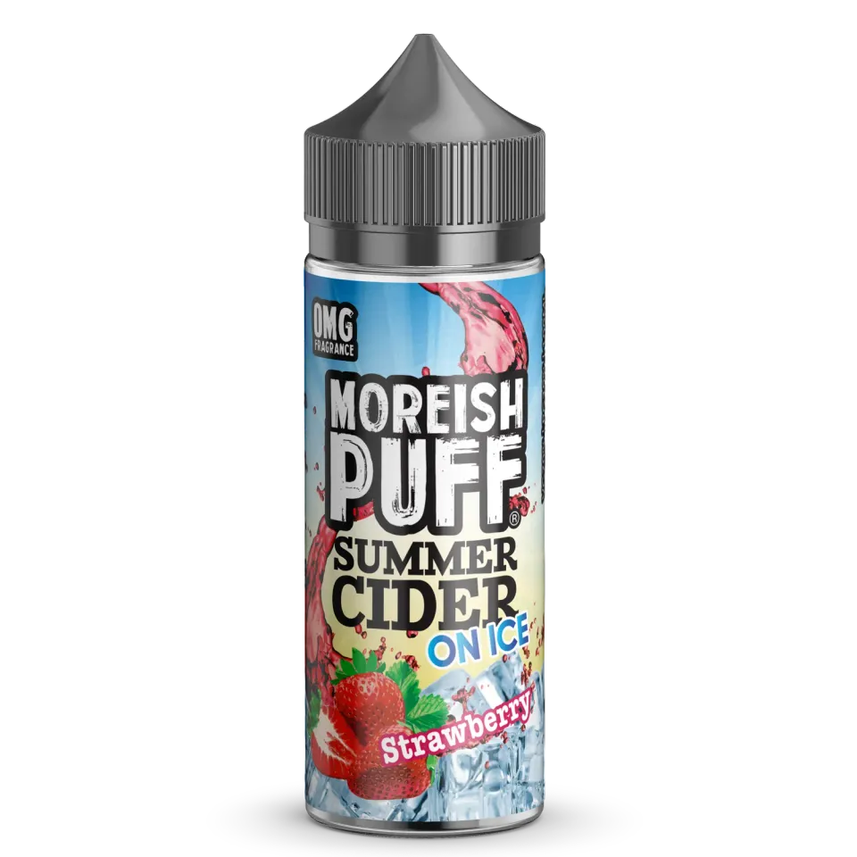 Moreish Puff Summer Cider Strawberry Cider e-væske 100ml is