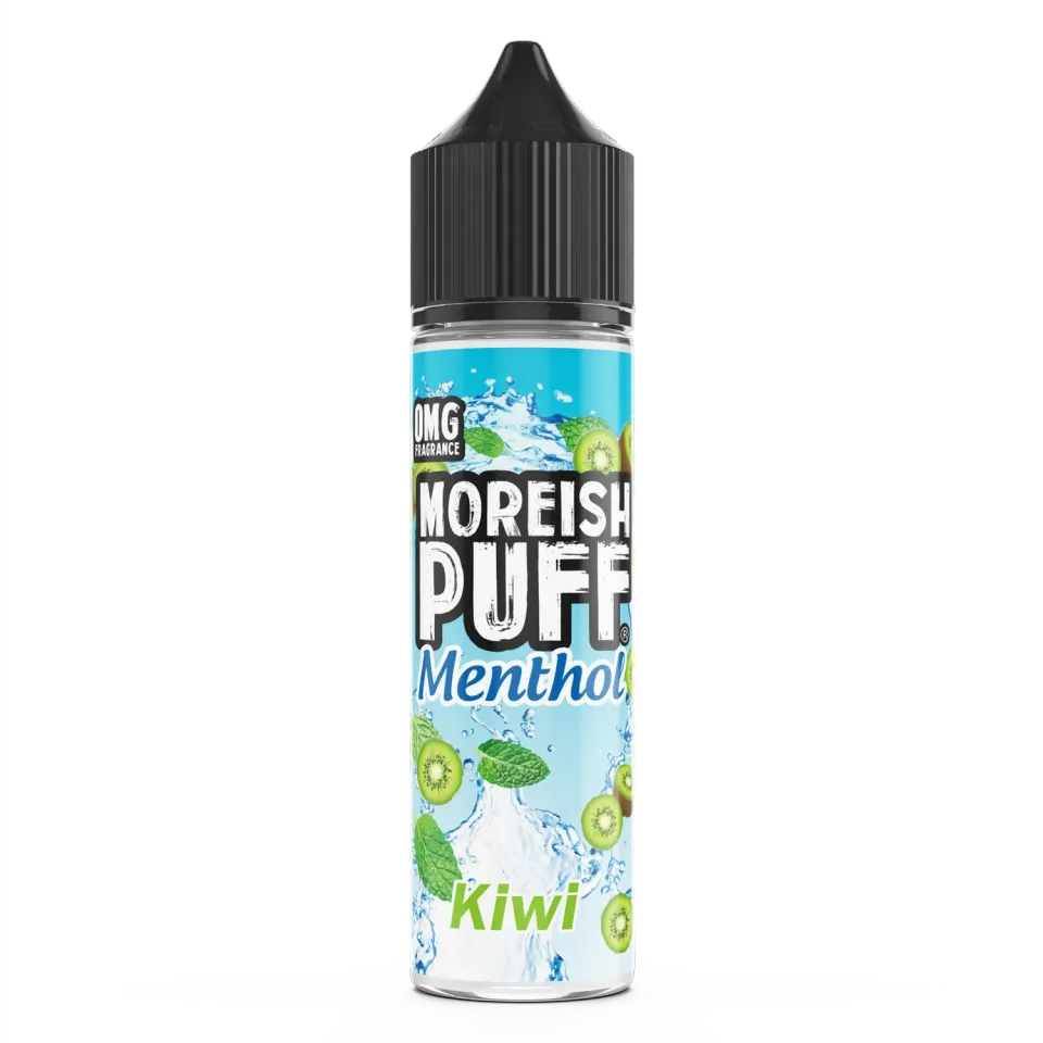 Moreish Puff Kiwi Menthol shortfill 50ml 0mg kiwi