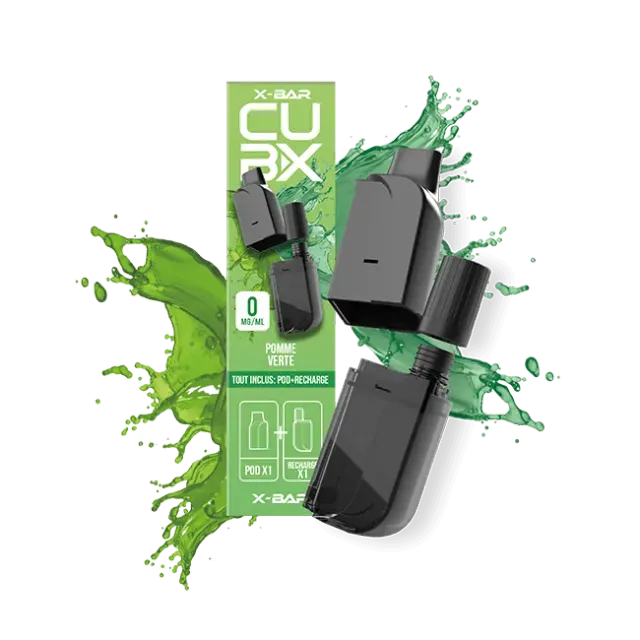 X-Bar Cub-X Pomme Verte pods grønt eple 11 ml