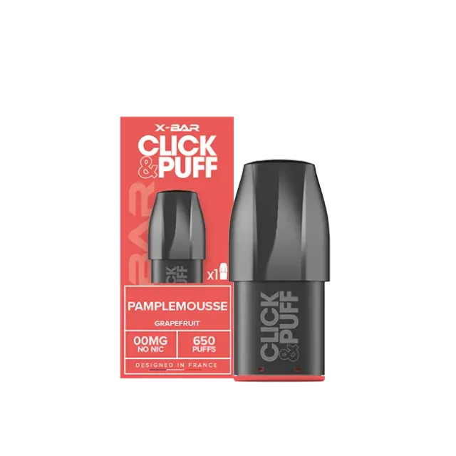 X-Bar Click & Puff Pamplemousse pod 2 ml grapefrukt