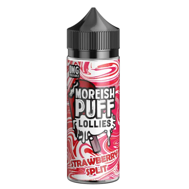 Moreish Puff Lollies Strawberry Split shortfill 100ml 0mg