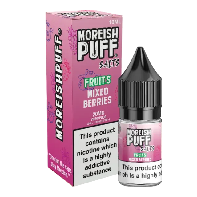 Moreish Puff Fruits Mixed Berries nic salt 10ml bær