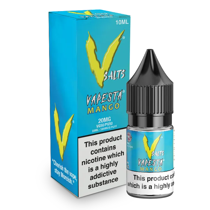 Vapesta Mango nic salt e-væske 10ml 10mg mango