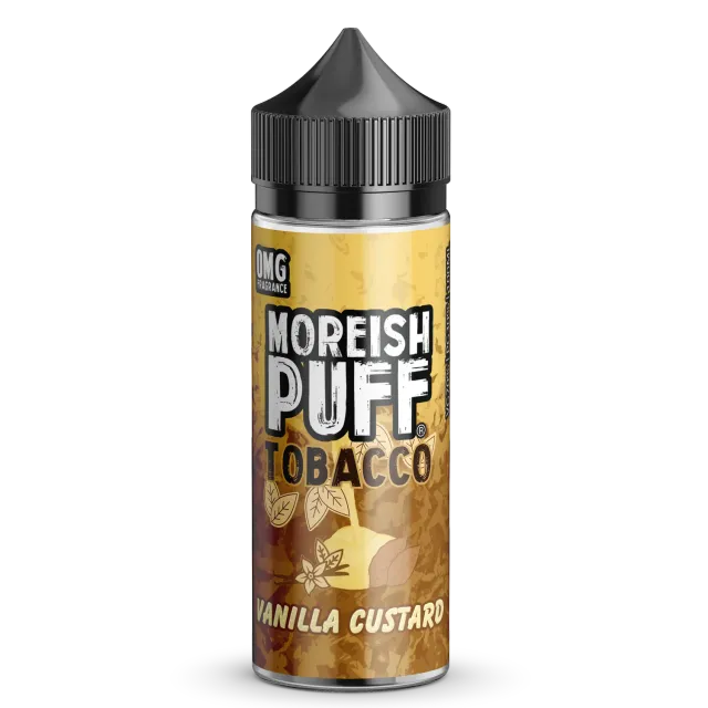 Moreish Puff Vanilla Custard Tobacco e-væske 100ml vanilje