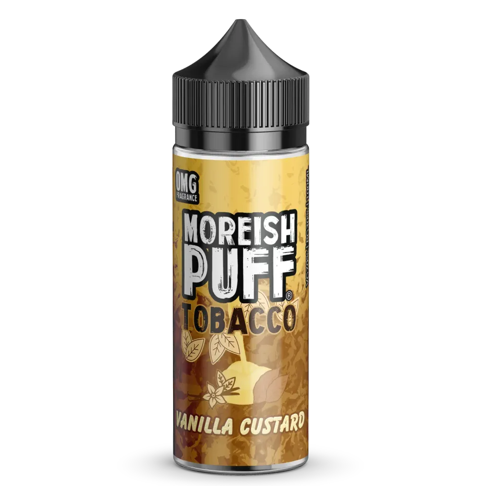 Moreish Puff Vanilla Custard Tobacco e-væske 100ml vanilje