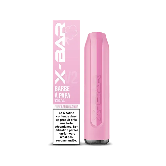 X-Bar 650 Cotton Candy engangsvape 2 ml sukkerspinn