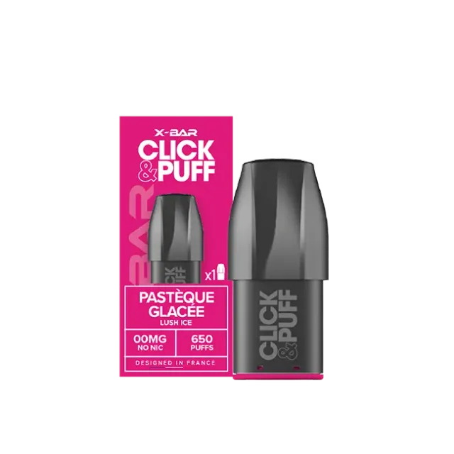 X-Bar Click & Puff pod vannmelon ice 2 ml isfrisk