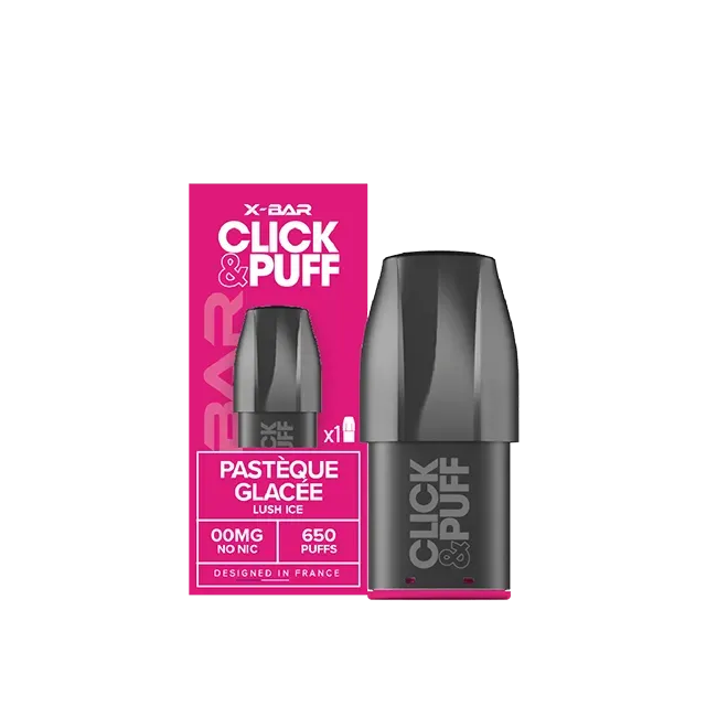 X-Bar Click & Puff pod vannmelon ice 2 ml isfrisk