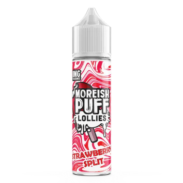 Moreish Puff Lollies Strawberry Split 50ml e-juice
