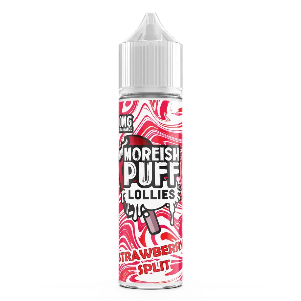Moreish Puff Lollies Strawberry Split 50ml e-juice