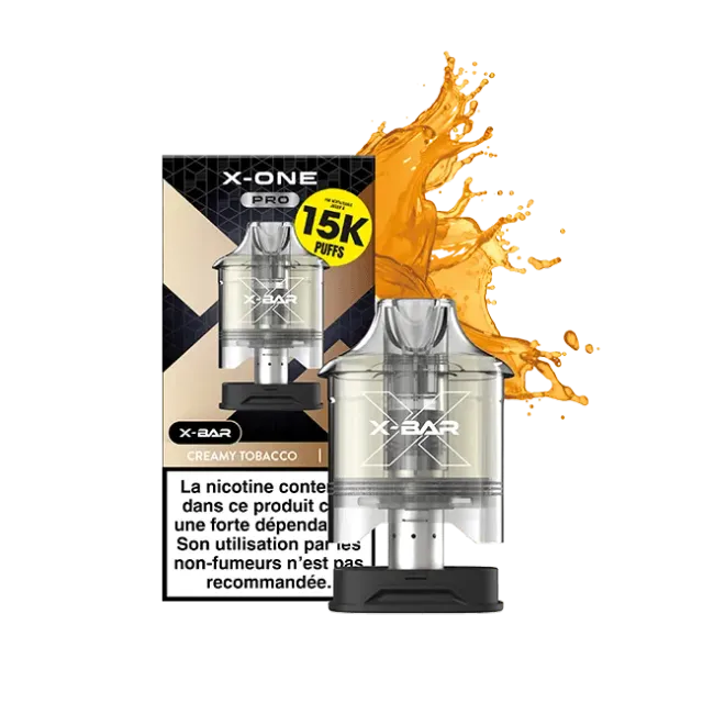 X-Bar X-ONE PRO Creamy Tobacco pods 12ml rund tobakk