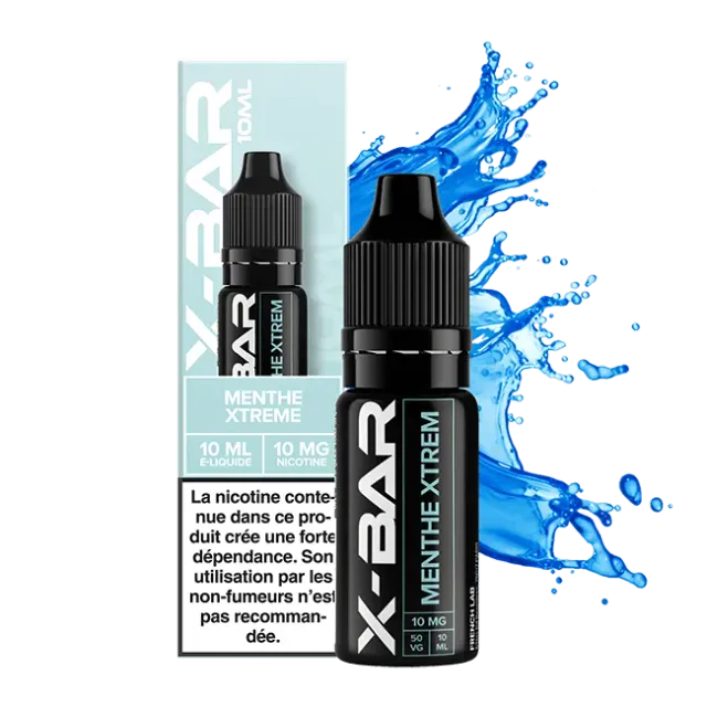 X-Bar Menthe Xtrem e-væske 10 ml sterk mynte