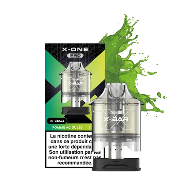 X-Bar X-One Pro Grønt Eple pods 12 ml eple