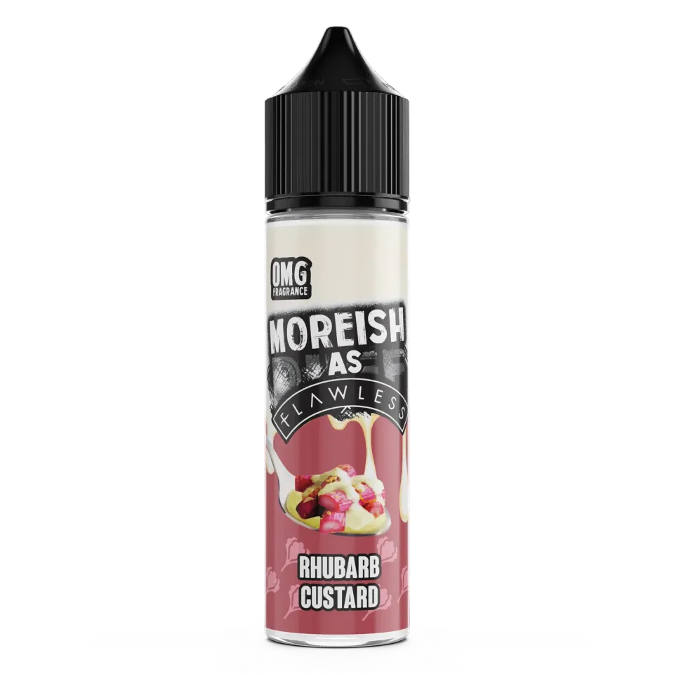Moreish as Flawless Rhubarb Custard e-juice 50ml dessert