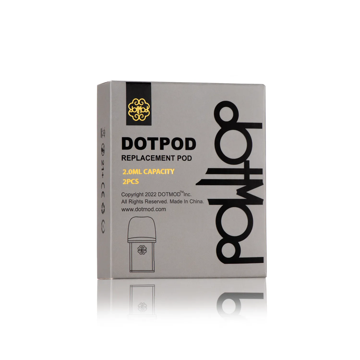 Dotmod dotPod pods 0,6 ohm 2-pakning mesh