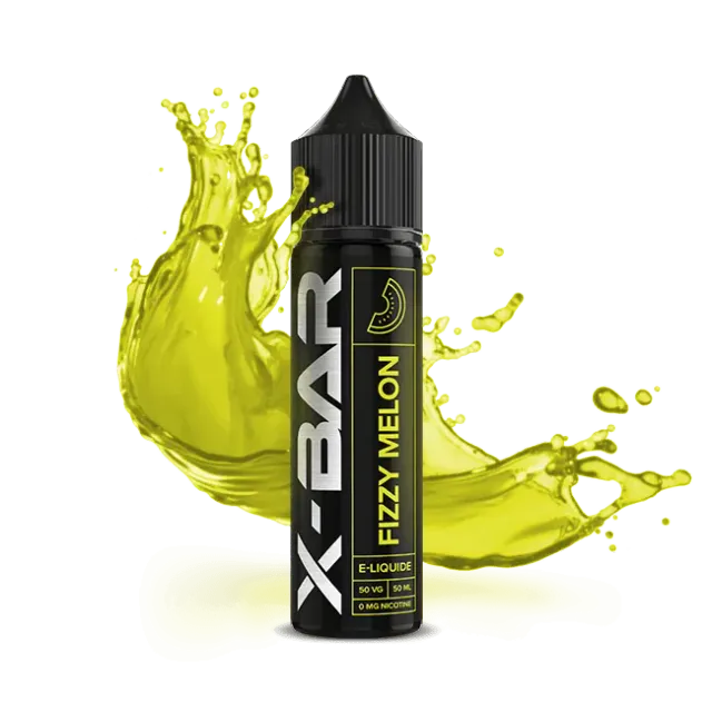 X-Bar Fizzy Melon e-væske melon is 50 ml nikotinfri