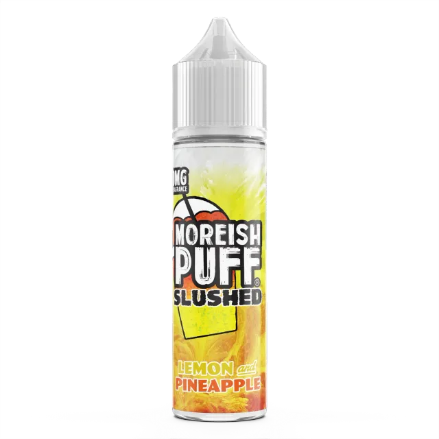Moreish Puff Slushed Lemon & Pineapple e-væske 50ml is-sitrus