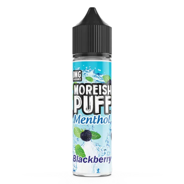 Moreish Puff Blackberry Menthol e-væske 50ml bjørnebær