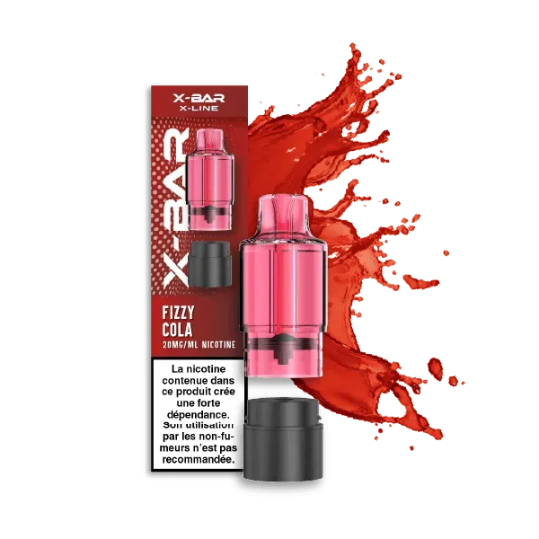 X-Bar X-LINE Club pod fizzy cola frisk