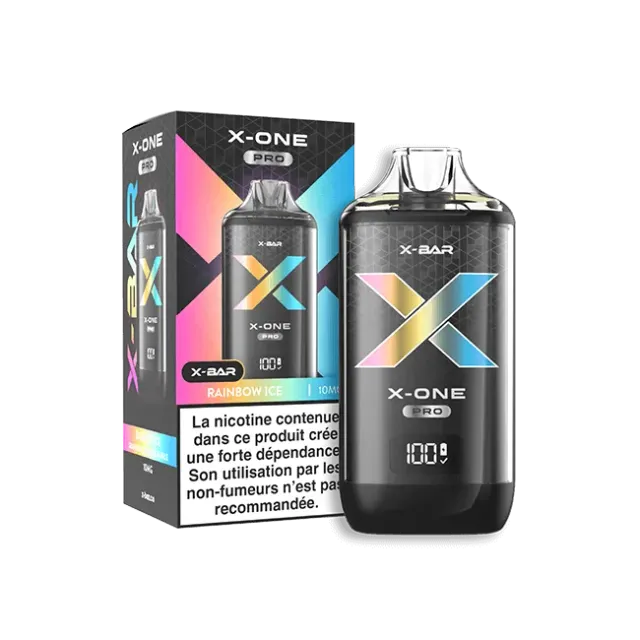 X-Bar X-One Pro Rainbow Ice vape-kit frisk frukt