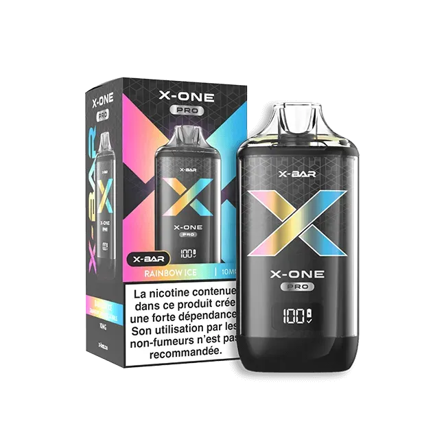 X-Bar X-One Pro Rainbow Ice vape-kit frisk frukt