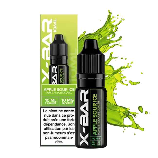 X-Bar Pomme Acidulée e-væske 10 ml surt eple