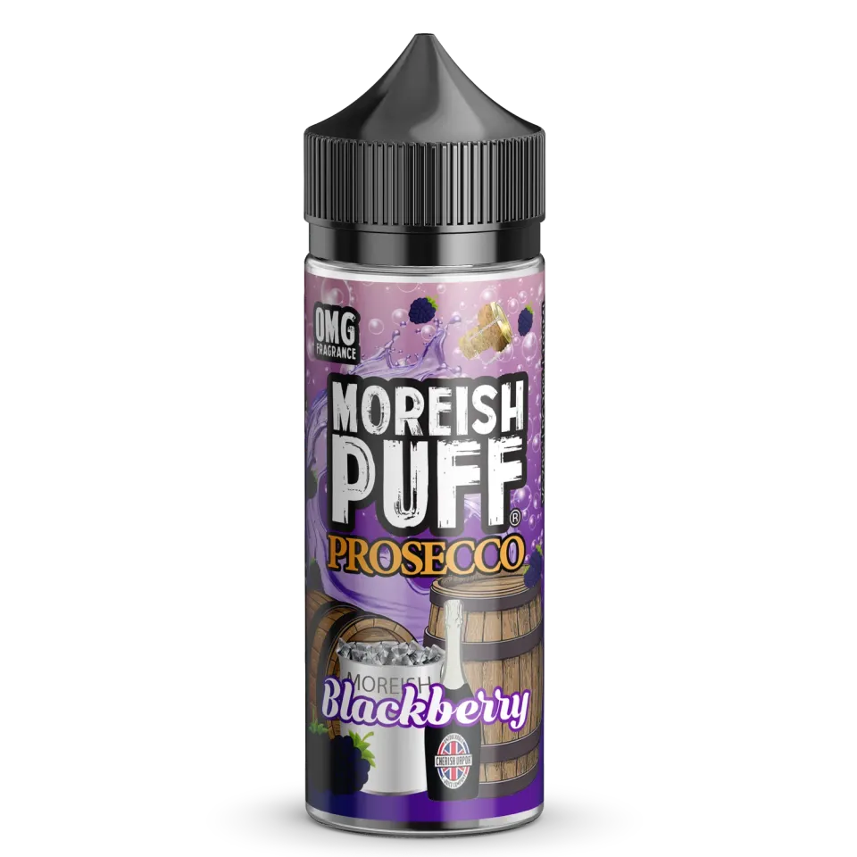 Moreish Puff Prosecco Blackberry Prosecco e-væske 100ml bær